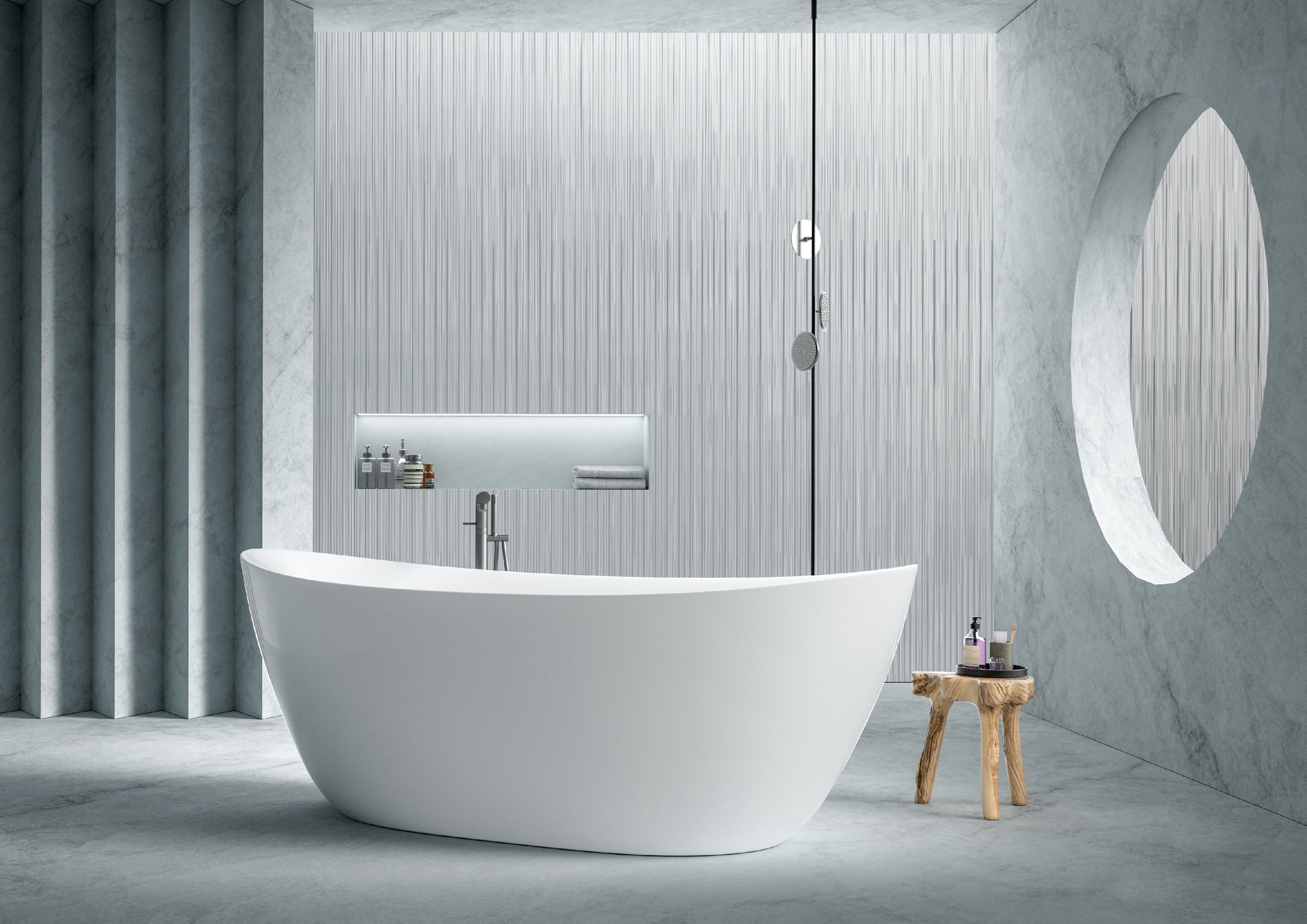 Customize Size Repairable CUPC Bath Tub Adult Luxury Soaking Solid Surface Freestanding Bathtubs