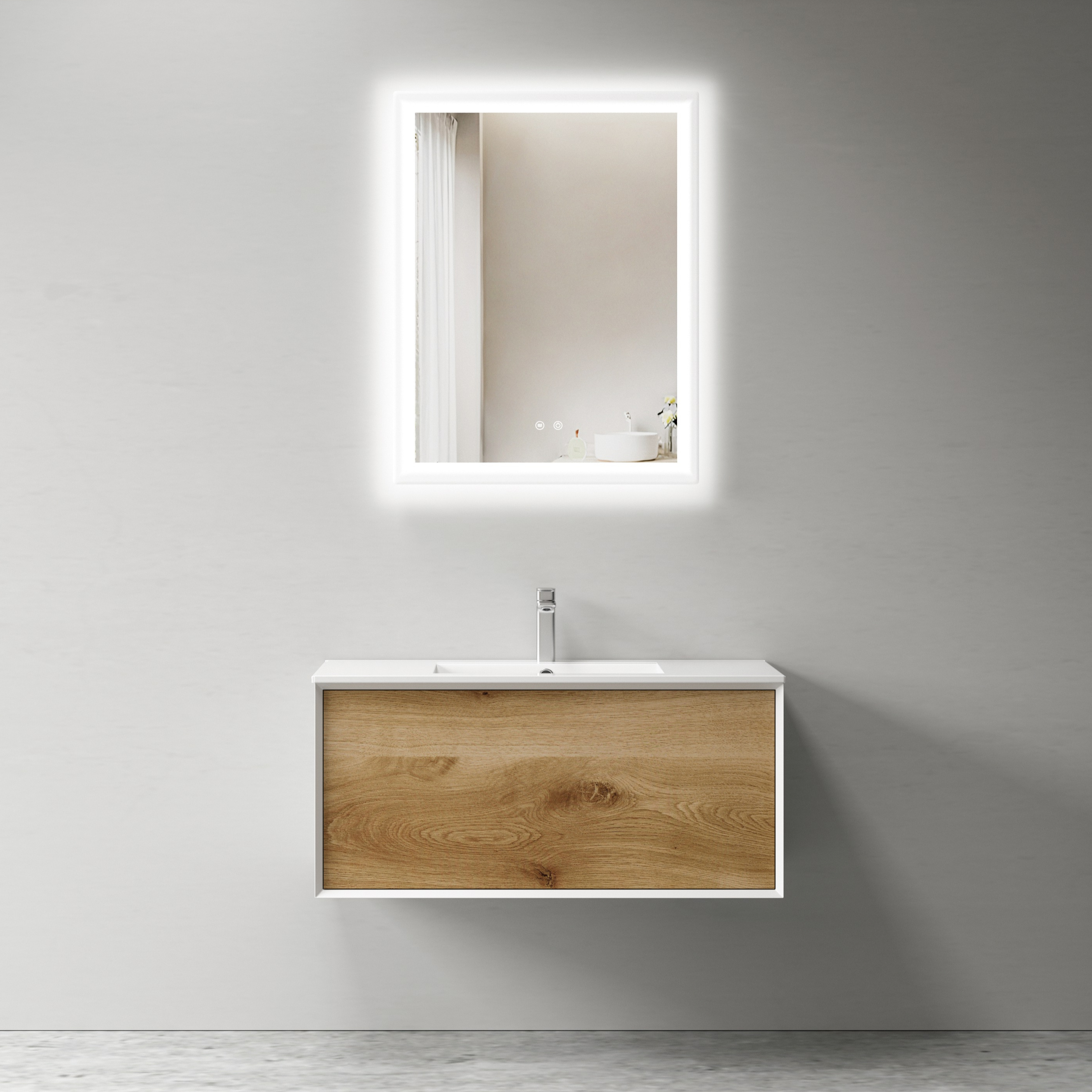 15YRS OEM/ODM Experience Factory Supply Small Corner New Design Modern Vanity Solid Wooden Basin PVC Bathroom Cabinets