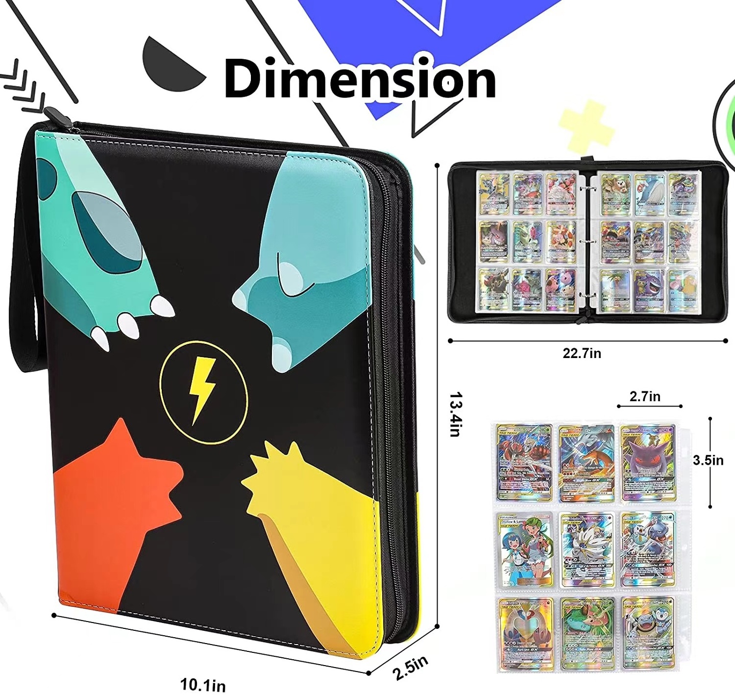 custom toploader kpop TCG booster box playing game trading photocard case poke mon magnetic map book card album holder