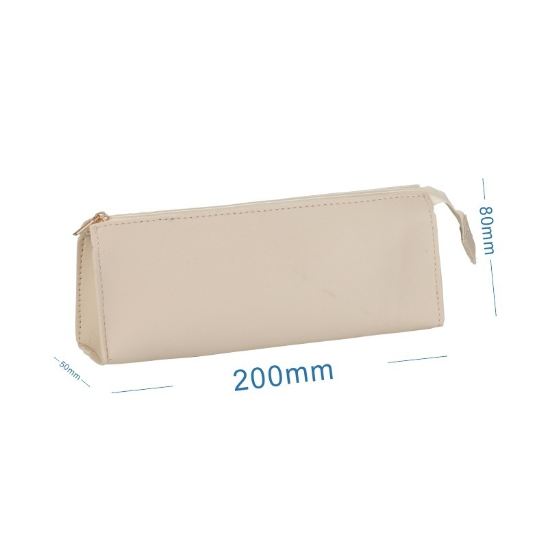 school cute custom kids customs wholesale silicone transparent clear PVC Pu leather box case bag pencil pen pouch with zipper