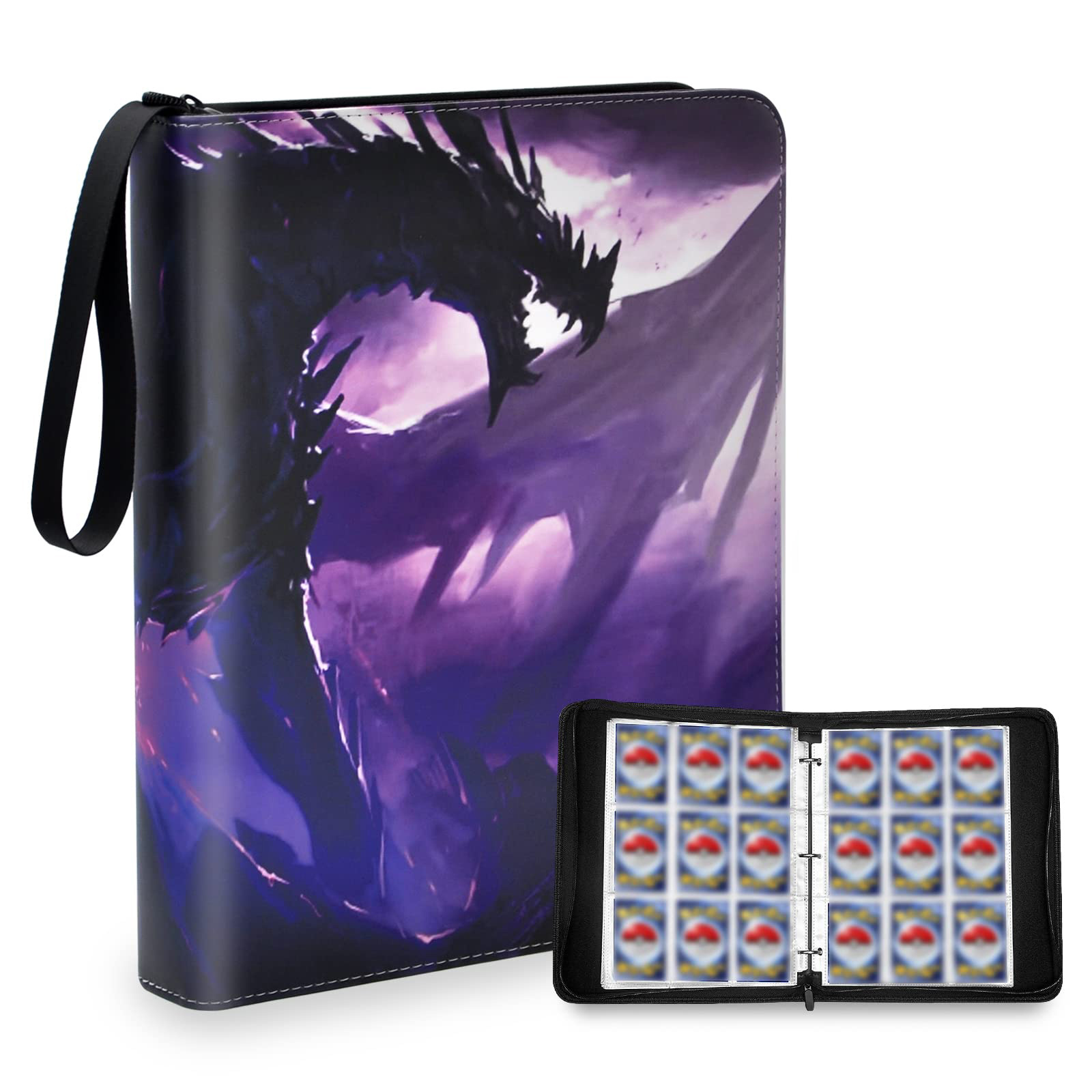 400 900 4 9 pocket ring less mtg star wars tcg magic the gathering playing game collector jumbo card holder binder with zipper