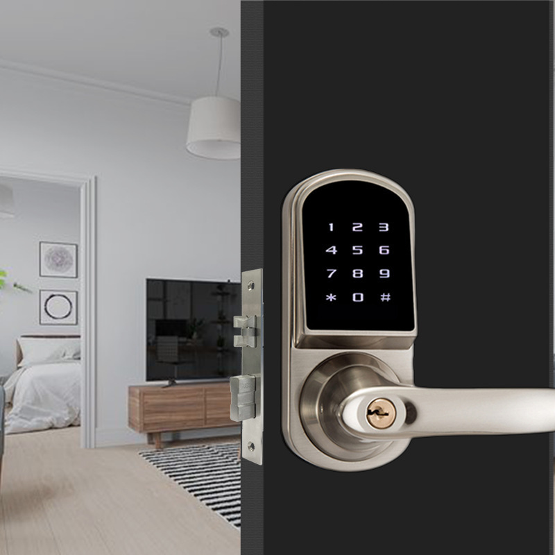 Mortise Combination Electronic Key Password Card Door Locks Digital Electronic Door Lock with TT Lock APP