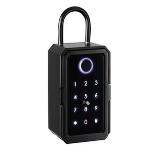 App Waterproof Smart Key Lock Storage Safe Box for Outdoor Wall Mounted Strong Fingerprint Code IC card with TUYA/TTLOCK