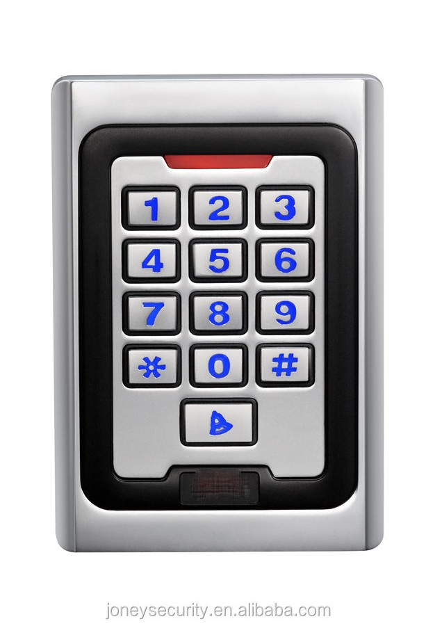 2000 user Waterproof Metal Keypad RFID Proximity Entry Door Access Control System