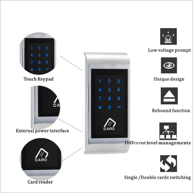 Locker lock Password rfid card electronic digital cabinet lock for gym