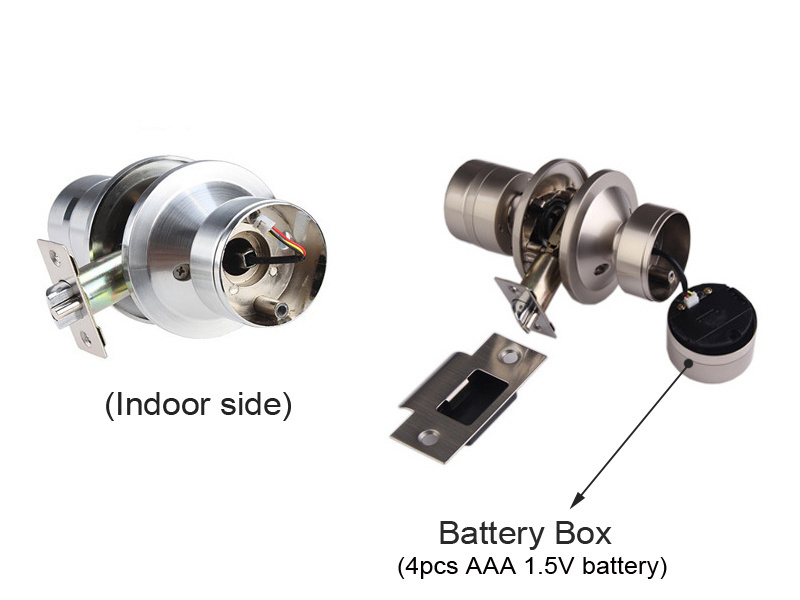 Digital Electronic Lock Keyless Entry Knob Door Lock Password Code Unlock For Room Office Security Door