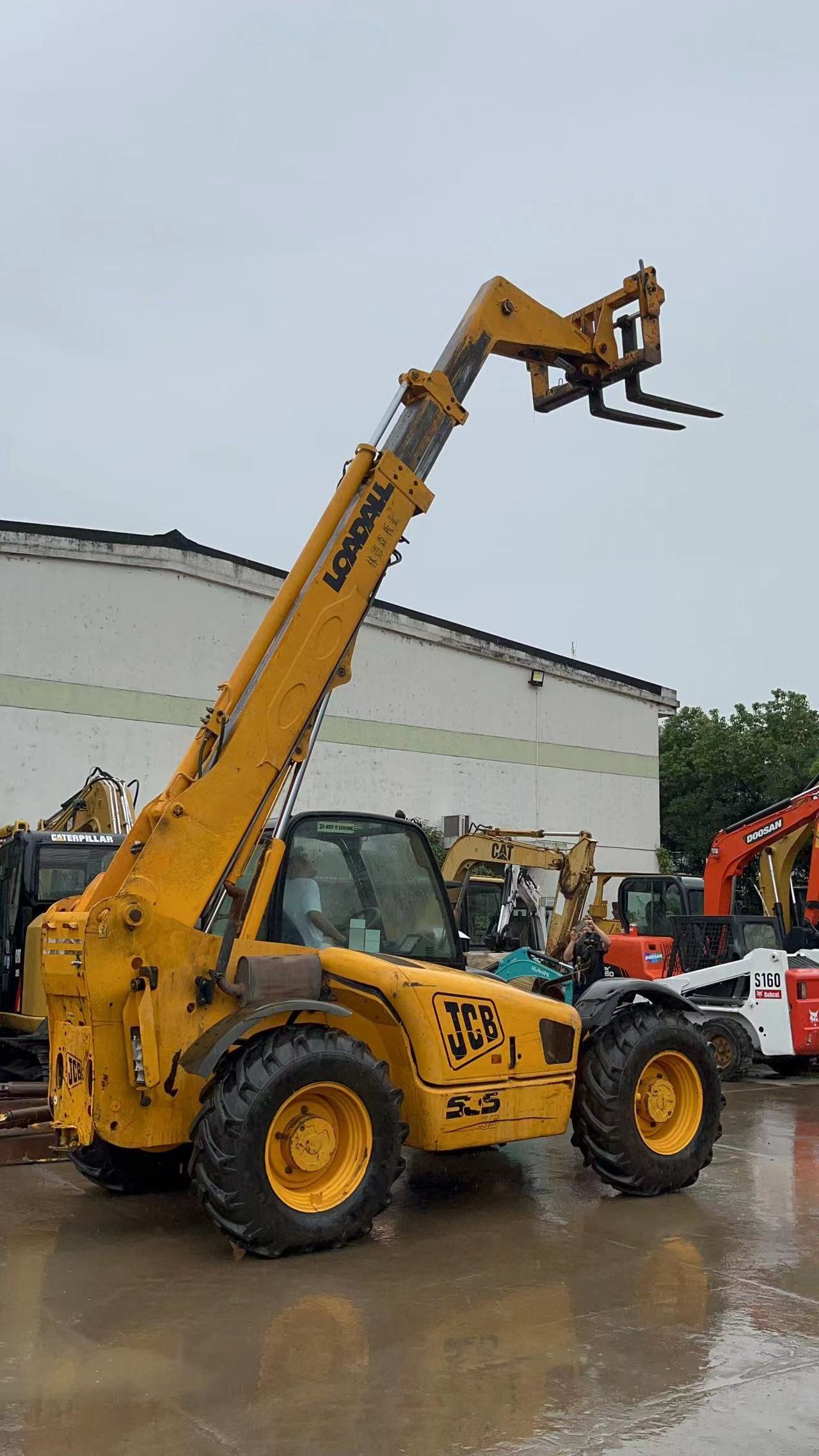 Hot Selling Used Forklift Telescopic handler JCB 535 for sale in Shanghai good quality cheap price Hydraulic Machine Japan Brand