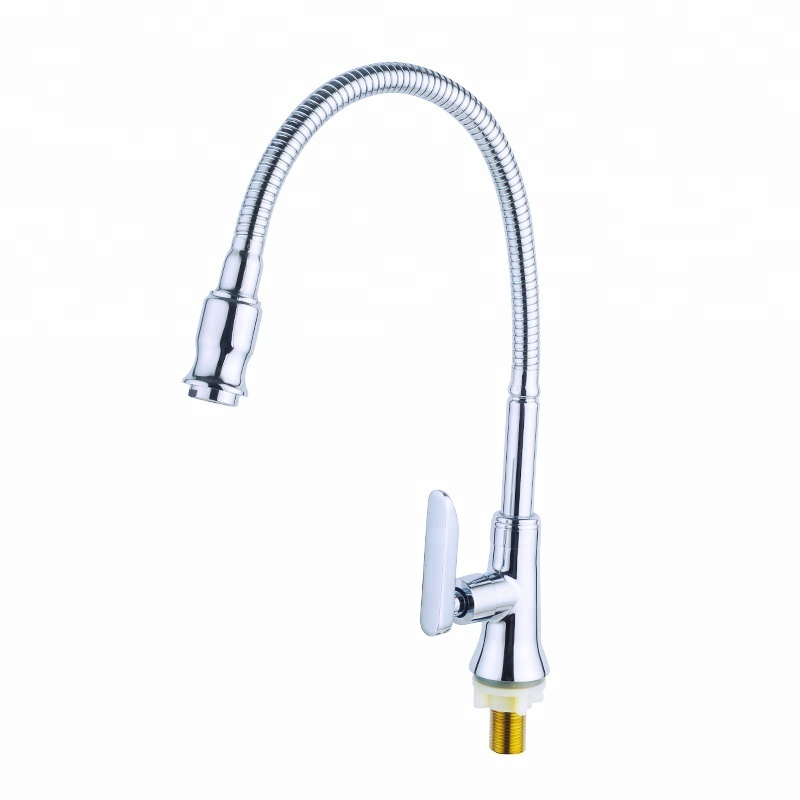 Factory Supplier Antique Jooka Chrome Single Lever Kitchen Faucet