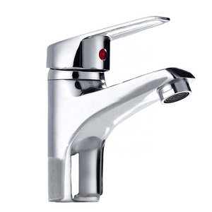 Modern venus sanitary zinc bathroom tap hot and cold single lever wash face basin water mixer faucet