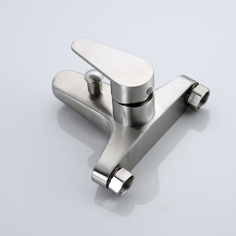 Sanitary Ware China Factory Shower Tap  Popular Style  Wall Mounted  Bath Tap Stainless Steel 304  Durable Water Taps