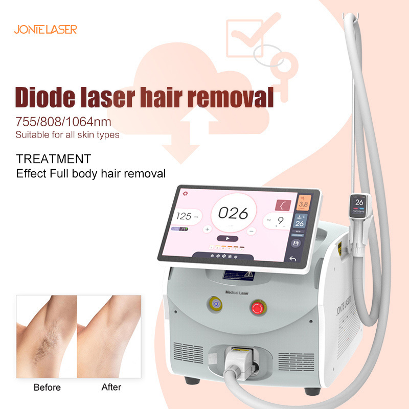 Beijing JONTE Beauty portable 808nm diode laser hair removal dialysis machine