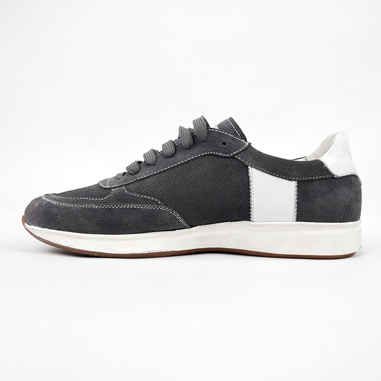 Mens Casual Sports Walking Breathable Stylish Tennis Jogger Suede Leather Sneakers Shoes For Male