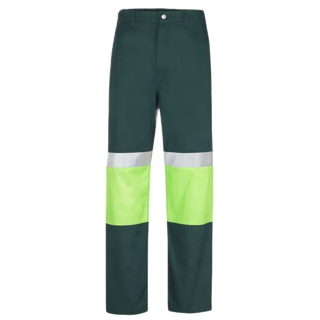 Factory supply  Wholesale Hi Vis Safety Working Trousers Reflective Tapes Work Pants Work wear pants cheap safety trousers