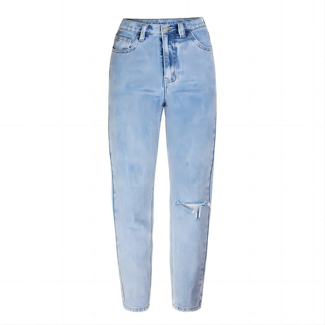 Hot sale ready to ship new fashion cotton/spandex long blue women denim jeans jacket for ladies