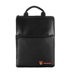 Portable Fireproof Briefcase Waterproof Document Bag Safety Protection Storage Storage Box