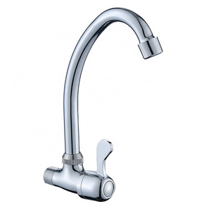 Cold Water Sink Faucet Single Handle One Hole Wall Mount Bar Faucet for Kitchen Manufactures