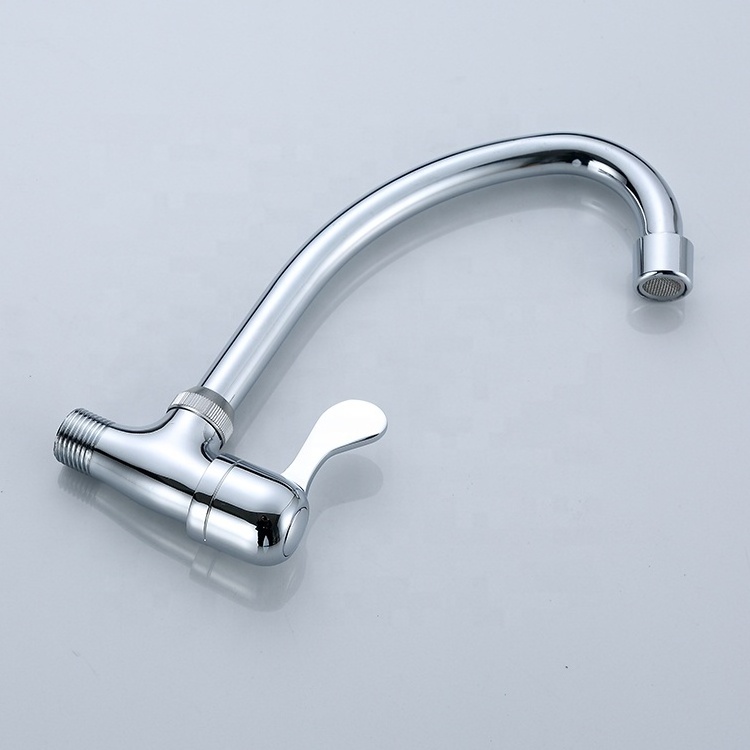 Cold Water Sink Faucet Single Handle One Hole Wall Mount Bar Faucet for Kitchen Manufactures