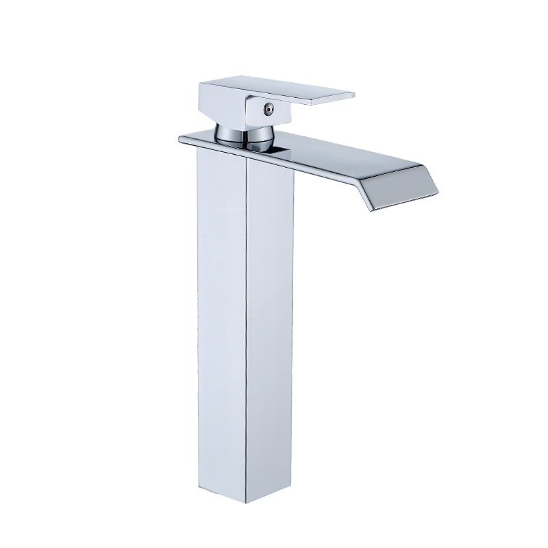 JOOKA Bathroom Wash Basin Water Fall Faucet Tall Deck Mounted Brass Tap Bath Water Mixer Manufacture