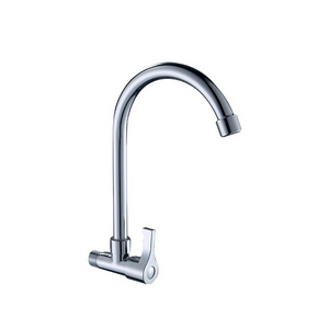 Wall Mounted Kitchen Faucet  201 Stainless Steel  Body Gourmet Kitchen Faucet Pull Down Single Handle Manufactures