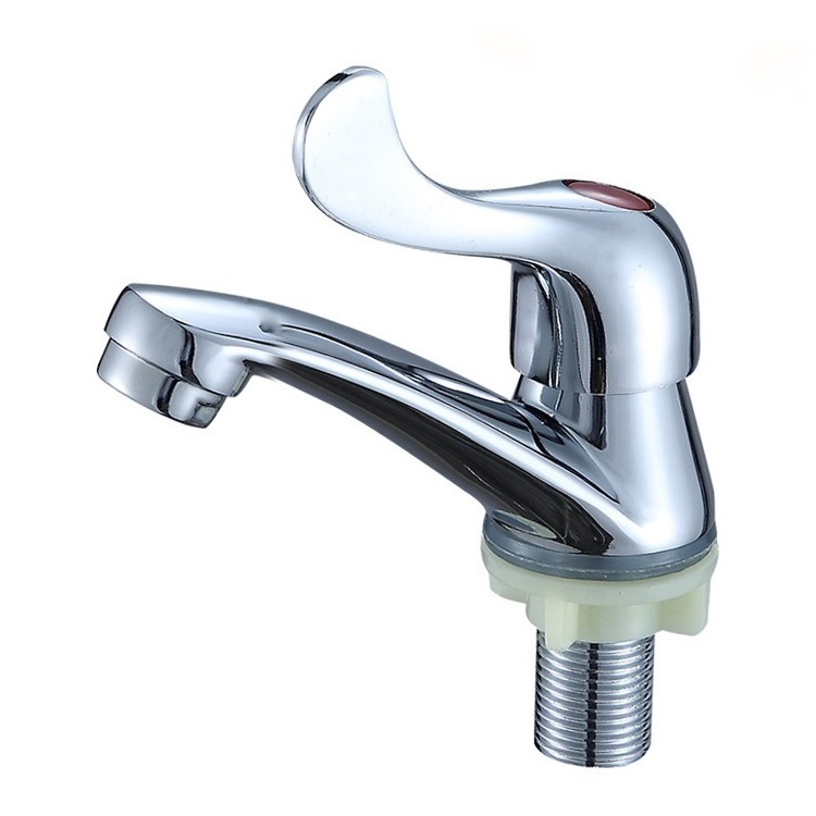 Deck Mounted Single Cold Bathroom Faucet For Basin Tap Flexible Water