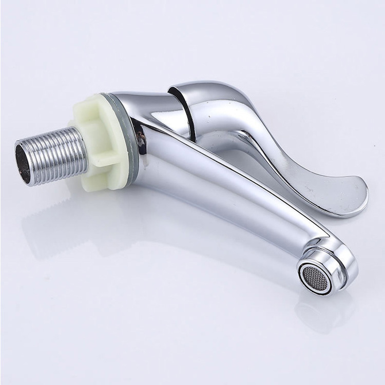 Deck Mounted Single Cold Bathroom Faucet For Basin Tap Flexible Water