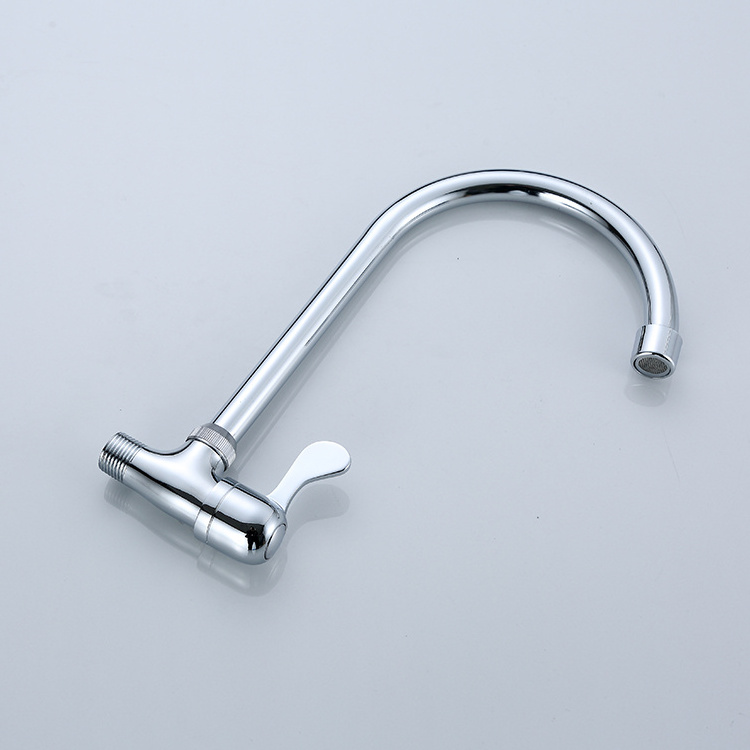 Jooka Modern Style Long Neck Pull Down Kitchen Sink Faucet