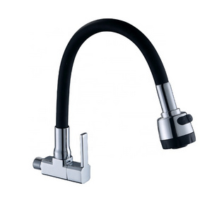 China Design Kitchen Faucet Black Color Zinc Body Faucet Kitchen Tap For Hotel Apartment Kitchen