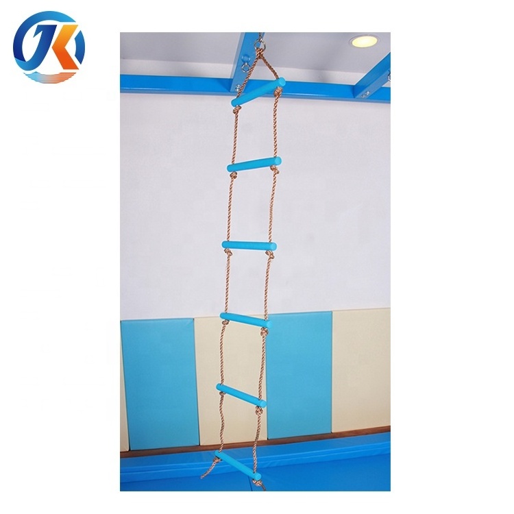 Custom swing sets safety climbing rope ladder for kids