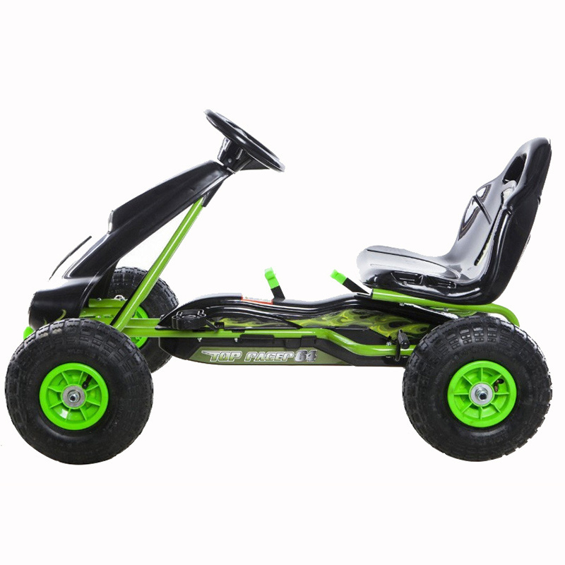 Hot Pedal Go Cart Ride On Car Kids Children 4 wheel cart with air wheel