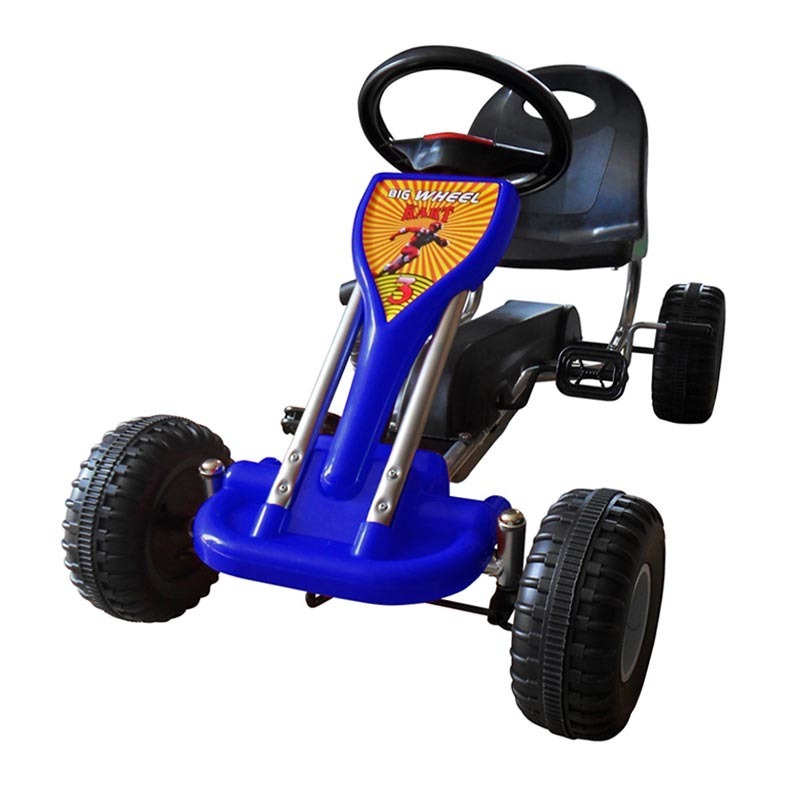 3-8 Years Old Children Pedal Go Kart with Hand Brake Exercise Training Four Rounds kids pedal go kart