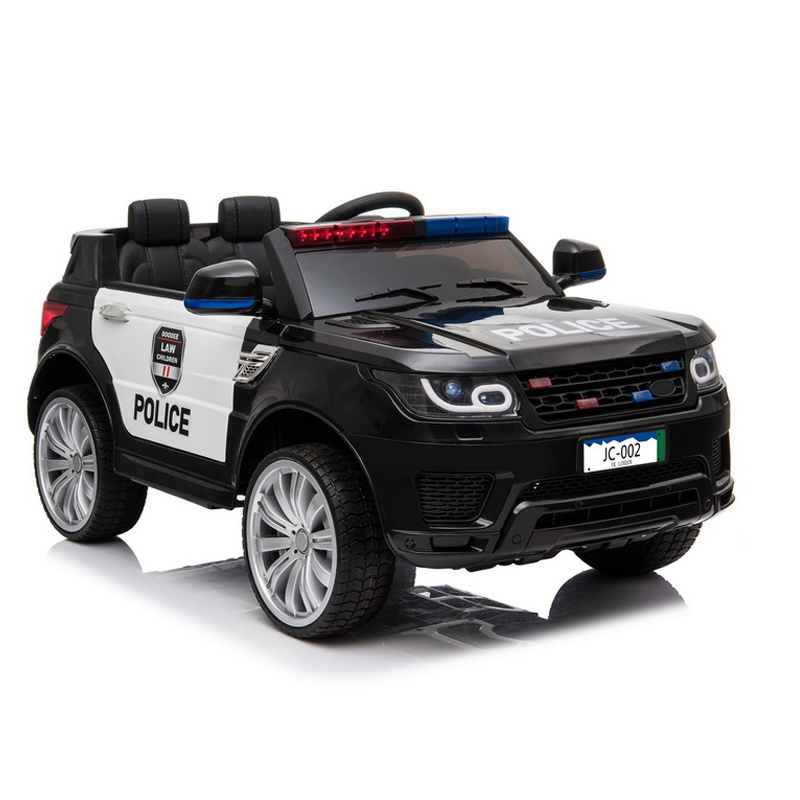 Kids police toy car ride on police car with remote control