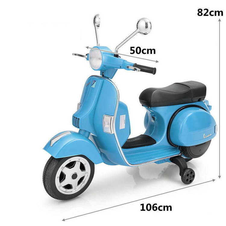 Vespa kids mini electric motorcycle 3 wheels motorcycle for baby to drive