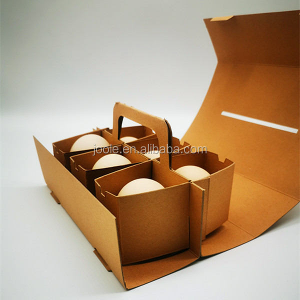 Carrying egg cartons 6pieces 8 pieces egg or fruits packaging cartons