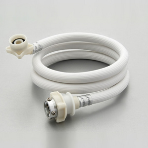 Modern Design 304 Stainless Steel Wire Braided Pipe 4-Point Water Heater Basin Faucet Toilet Inlet Pipe Water Inlet Metal Hose