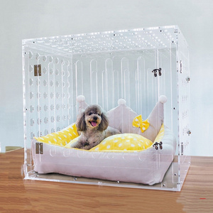 Breathable Breeding Cage Solid Acrylic Dogs acrylic dog cage