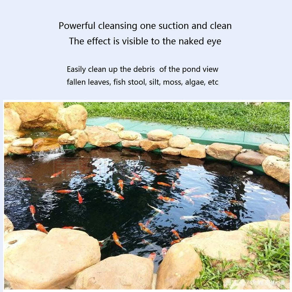 Aquarium Gravel Cleaner Electric Automatic Removable Vacuum Water Changer Sand Algae Cleaner Filter Changer for Fish Tank Pond