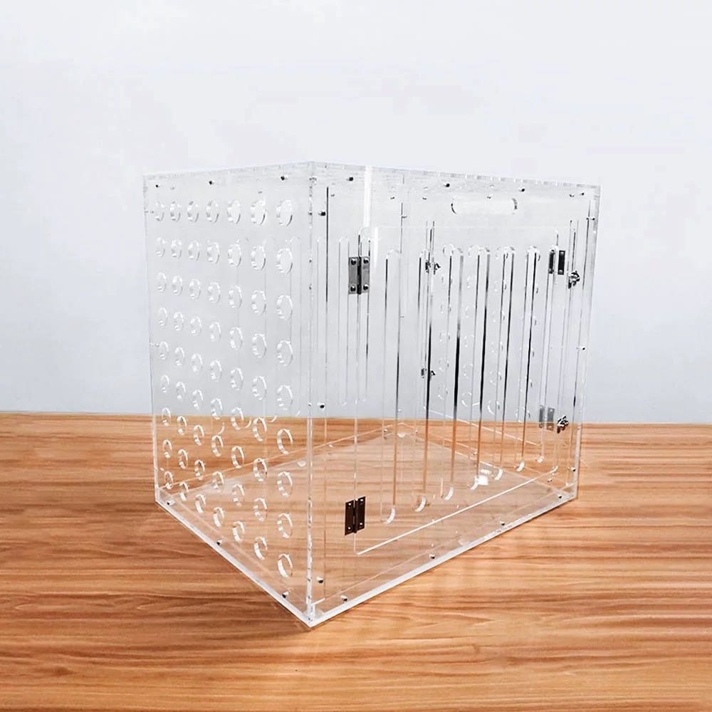 Breathable Breeding Cage Solid Acrylic Dogs acrylic dog cage