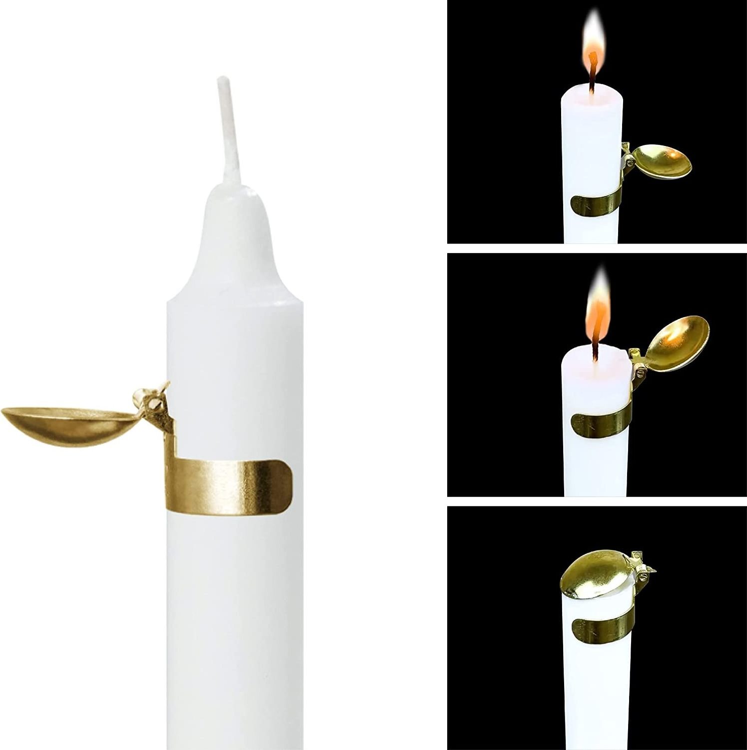 Automatic Candle Snuffer, Automatically Candle Extinguisher, Wick Flame Snuffer for Putting Out Candle Flame Safely