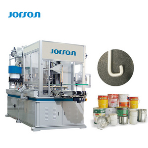 JORSON 10-20L Steel Chemical Barrel Paint Pail Round Engine Oil Tin Tinplate Can Making Production Line Wire Handle Machine