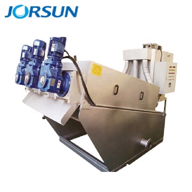 Volute Sludge Dewatering System Multi Disc Screw Press Wastewater Oily Sludge Dewater Machine Screw Press Dehydrator