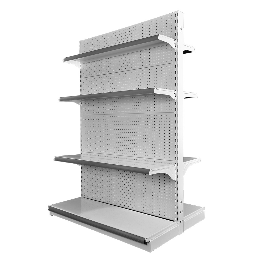 1810*1200*350 mm Single Sided Gondola Flat Punch Back Shelving Bays