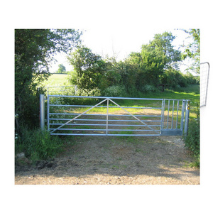 popular weld on farm gate sheet metal galvanized farm gates