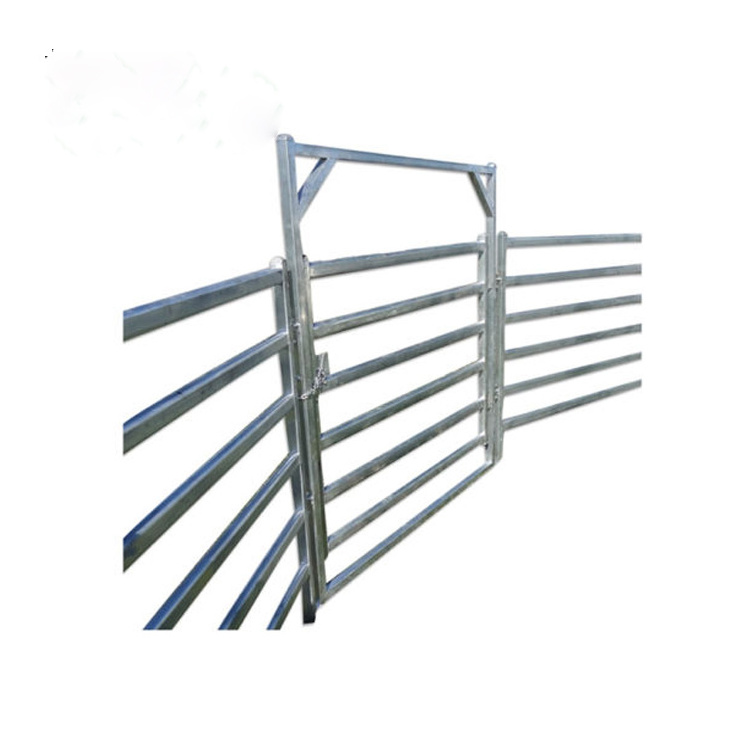 Quality guarantee sturdy and durable side panel of livestock trailer 12 ft horse round pen and livestock corral panels