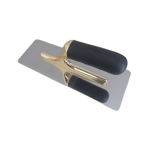 High Quality Stainless Steel Trowel 240*100*80 mm Rubber Handle Stucco Trowel Venetian Trowel