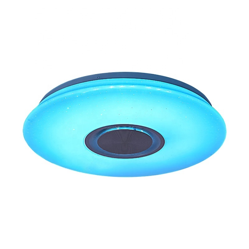 Remote Control APP Bluetooth Music Speaker Ceiling Lighting RGB Seven Color Light Ceiling Light