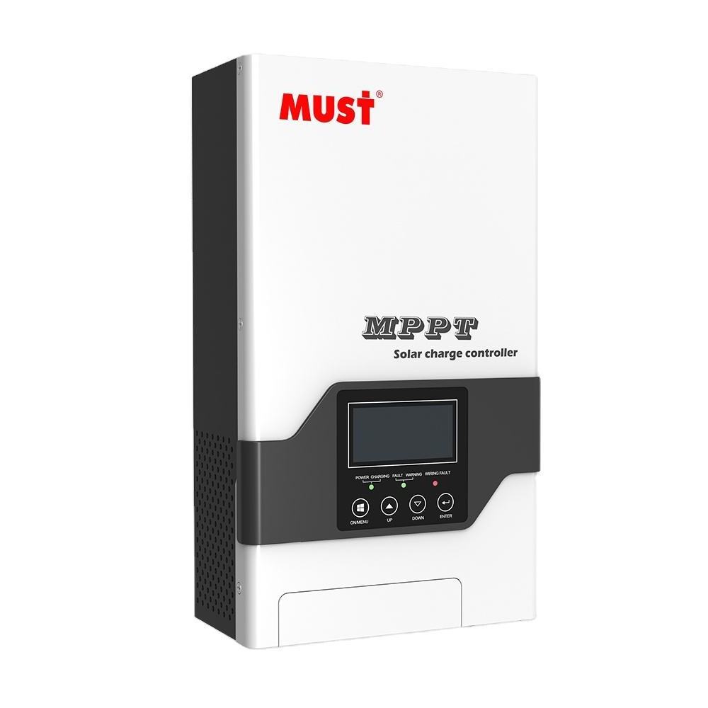 Must Mppt Solar Charge Controller for Home Solar System Energy Use PC1800F 12v 24v 48v 60a 80a 100a Mppt Solar Regulator