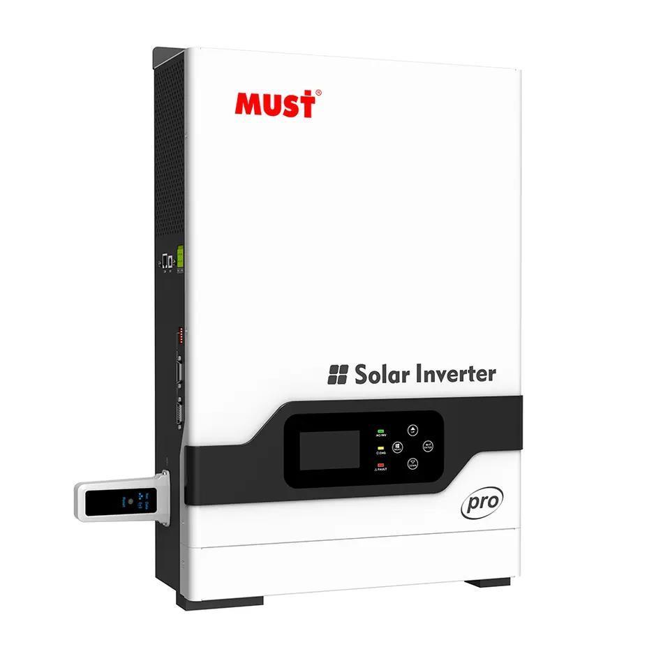 Best Selling MUST Hybrid solar inverter PH1800 PRO series High Frequency off on grid type home power supply