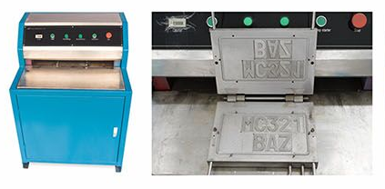 Hydraulic Custom Metal Aluminum Car License Number Letter Plate Press Embossing Making Machine