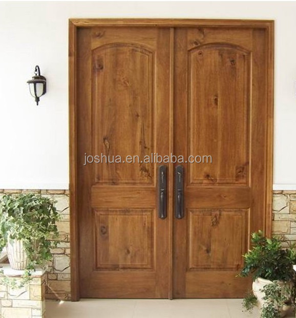 Promotion !!! Doors Knotty Alder Double Exterior 2-Panel Door Entry Door