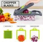 Multifunctional Vegetable Cutter Slicer Fruit Peeler Grater Kitchen Accessories Basket Vegetable Slicer